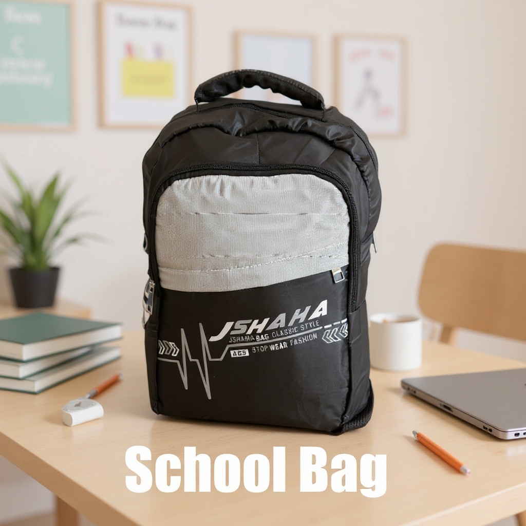 Kids School Bag For Boys and Girls JSHAHA 221 BLACK